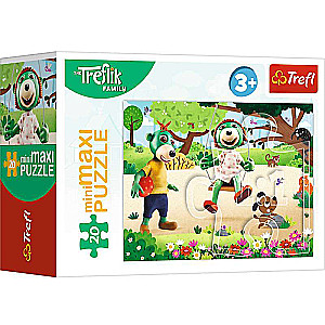 Puzzle mini-maksi Trefl: Rodzina Treflików