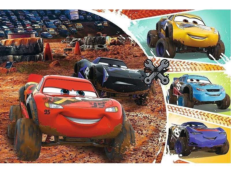 Puzzle 60 Trefl: Lightning McQueen with Friends
