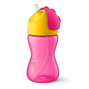 Philips Avent Training Cup with Flexible Straw, 12m+, 300ml, Pink