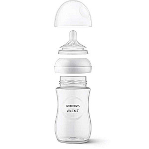 Philips Avent Natural Glass Feeding Bottle (natural flow), 1 month+, 260 ml.