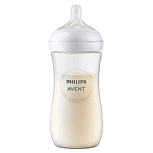 Philips Avent Natural Glass Feeding Bottle (Natural Flow), 1 month+, 330 ml.