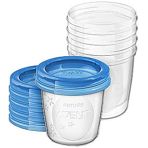 Philips Avent Breast Milk Storage Containers - 180 ml, 5 pcs.