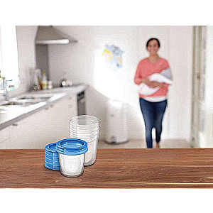 Philips Avent Breast Milk Storage Containers - 180 ml, 5 pcs.