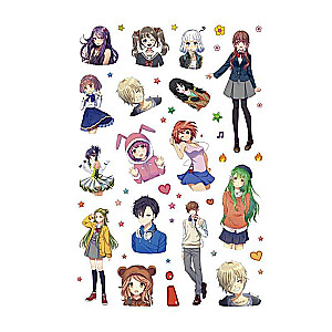 Sticker Album Anime stars (pink cover)