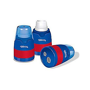 Colorino set of 16 sharpeners with 2 holes and eraser