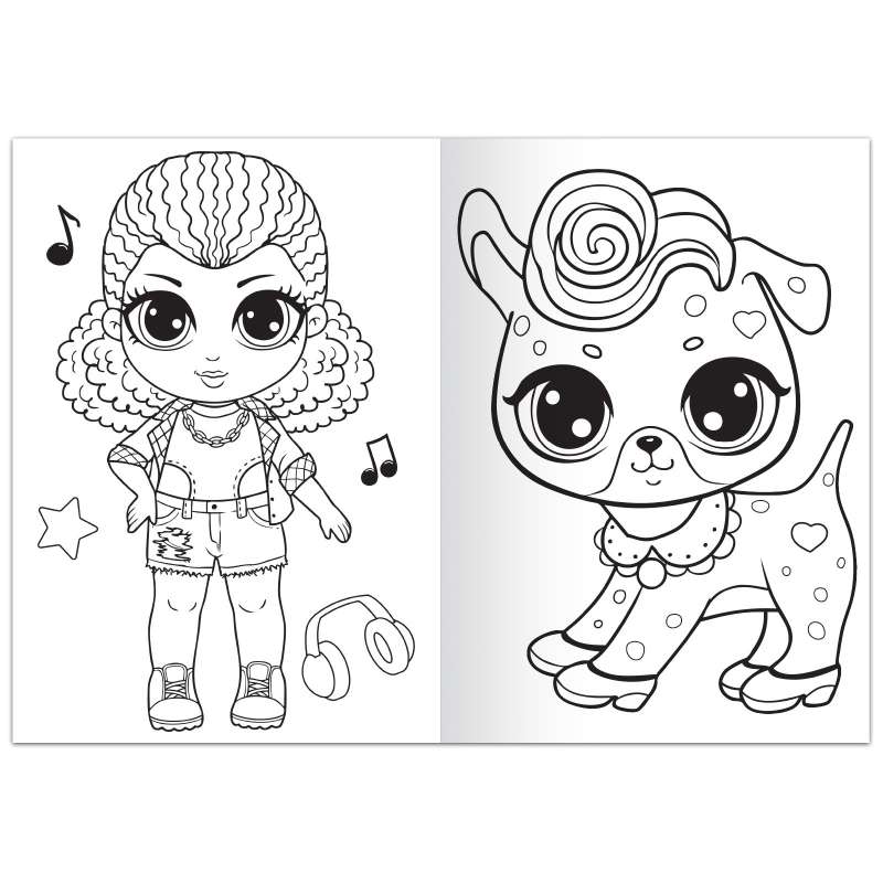 Coloring Book "Stylish Girls"