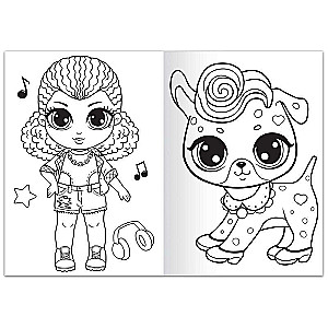 Coloring Book "Stylish Girls"