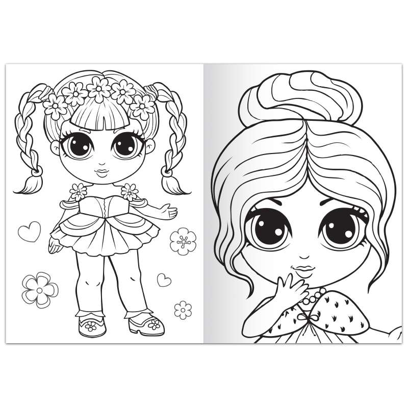 Coloring Book "Stylish Girls"