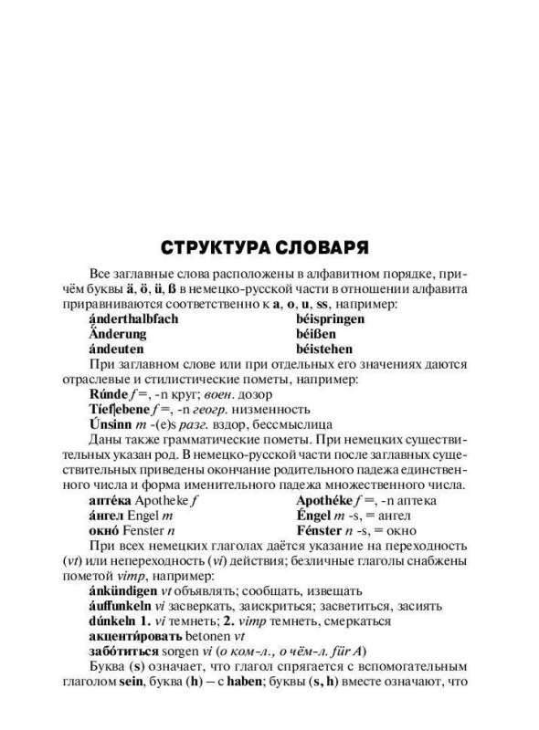German-Russian, Russian-German Dictionary