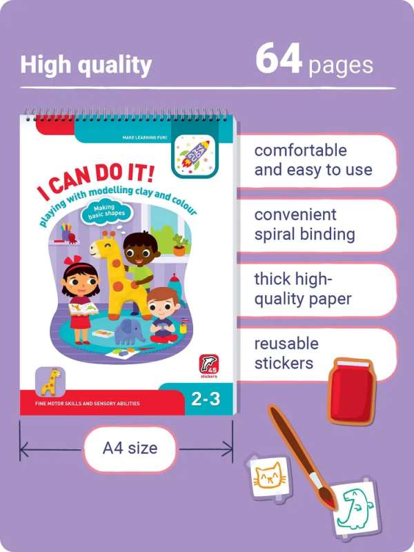 II Can Do It! Playing with Modelling Clay and Colour. Age 2-3 (I Can Sculpt and Draw! Pictures from Plasticine. 2-3)
