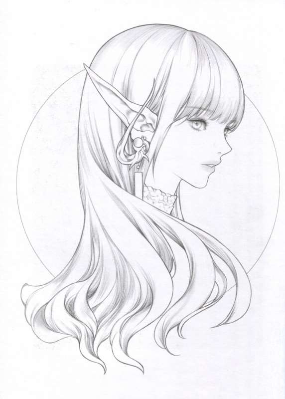 Mystica. Musas of DADACHYO. Coloring 30+ illustrations of mysterious beauties
