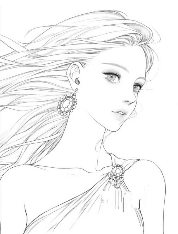 Mystica. Musas of DADACHYO. Coloring 30+ illustrations of mysterious beauties