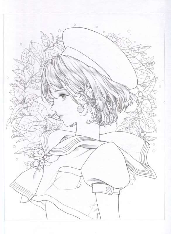 Mystica. Musas of DADACHYO. Coloring 30+ illustrations of mysterious beauties