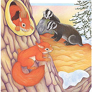 Reading by Syllables. The Brave Squirrel