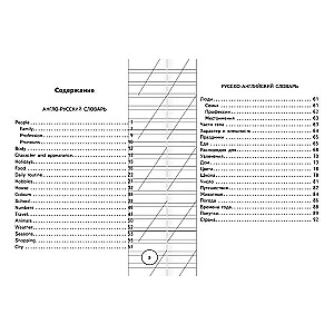 English-Russian Russian-English Dictionary for Primary School with Bidirectional Transcription