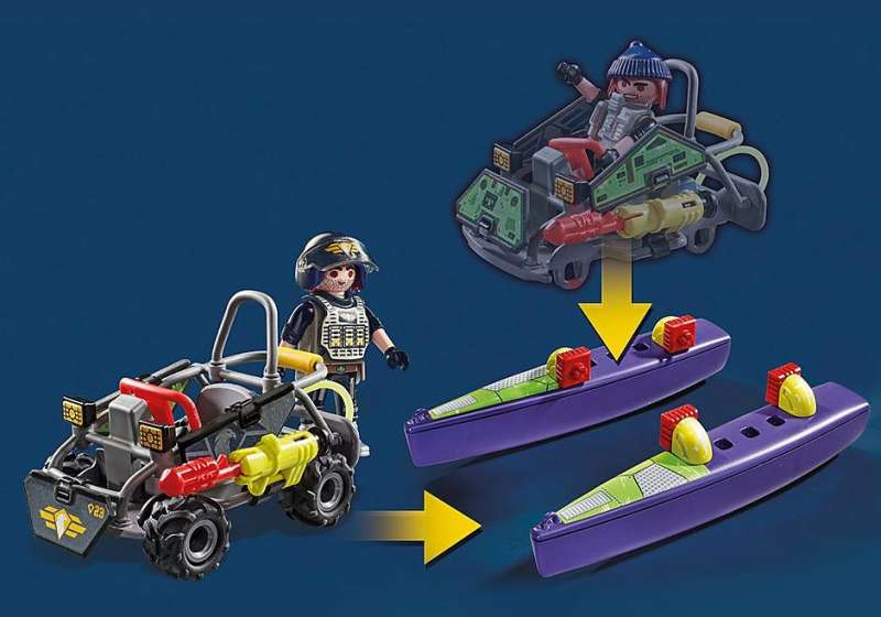 Constructor - Playmobil City Action Tactical Police All-Terrain Quad