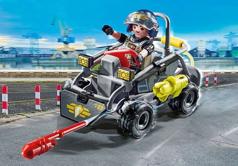 Constructor - Playmobil City Action Tactical Police All-Terrain Quad