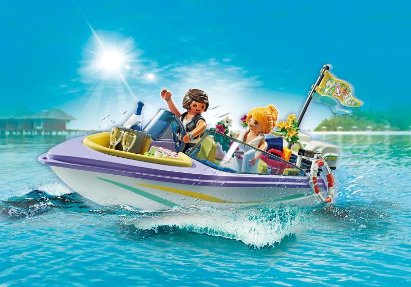 Constructor - Playmobil City Life Honeymoon Speedboat Trip 