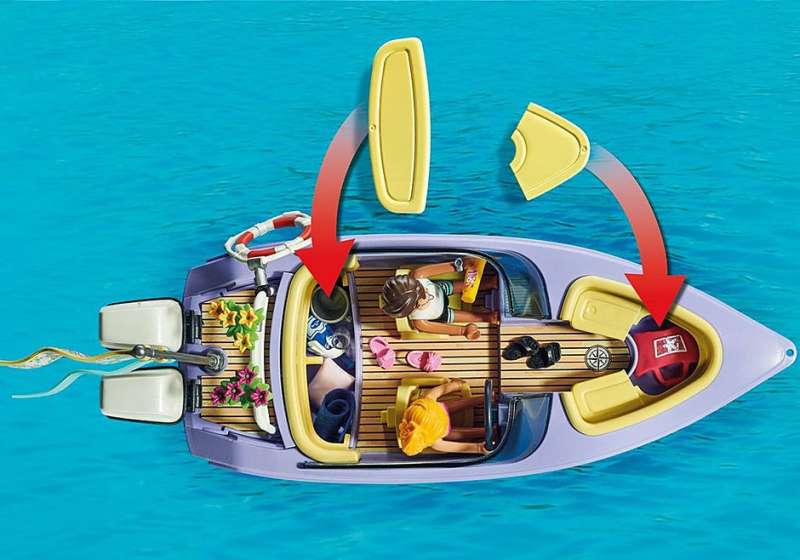 Constructor - Playmobil City Life Honeymoon Speedboat Trip 