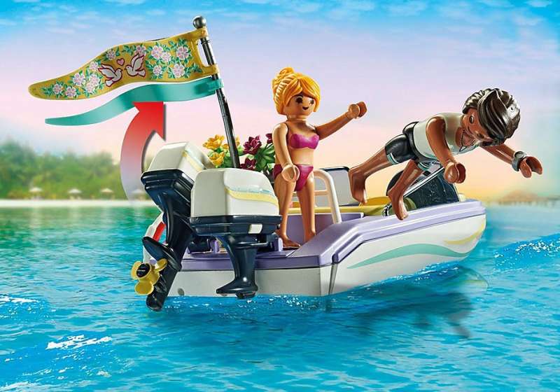 Constructor - Playmobil City Life Honeymoon Speedboat Trip 