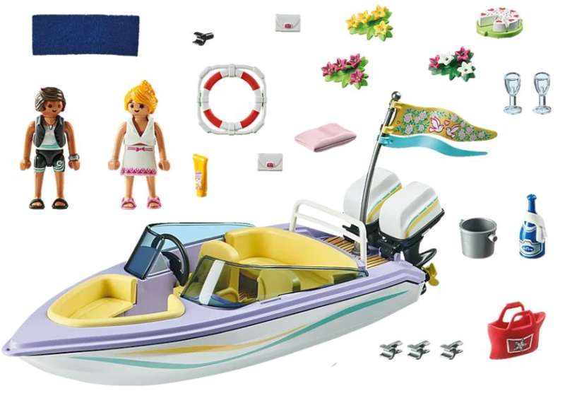 Constructor - Playmobil City Life Honeymoon Speedboat Trip 