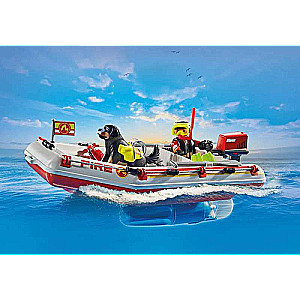 Playmobil - Fire Brigade Boat with Jet Ski