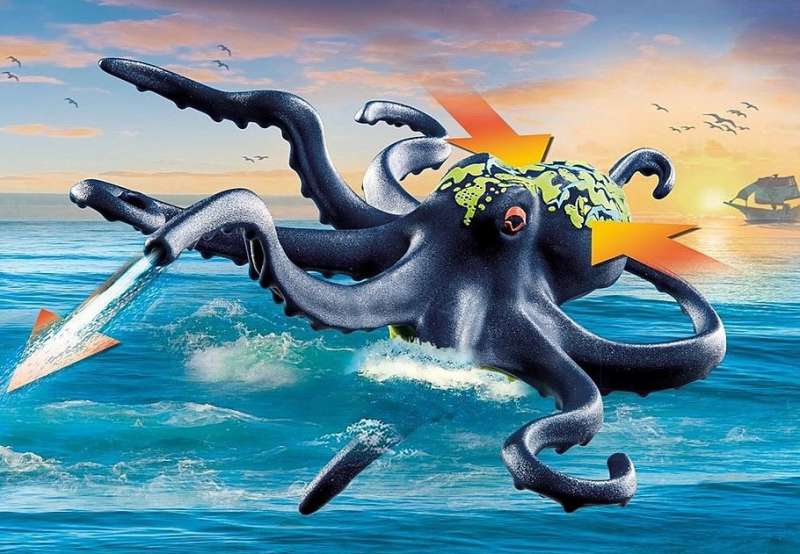 Constructor - Playmobil Pirates Battle Against The Giant Octopus