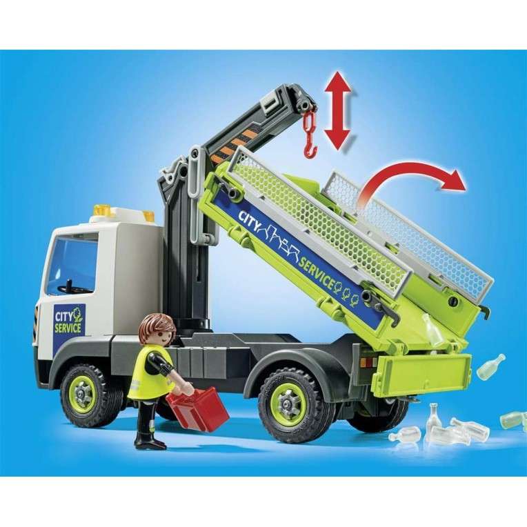 Constructor - Playmobil Glass Recycling Truck with Container