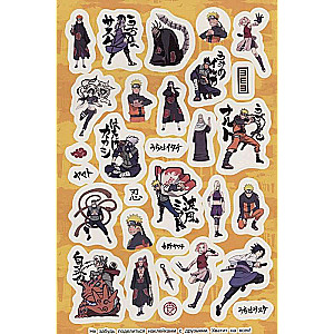 Naruto Shippuden. Super Much Stickers (Green)