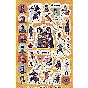 Naruto Shippuden. Super Much Stickers (Green)