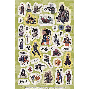 Naruto Shippuden. Super Much Stickers (Green)