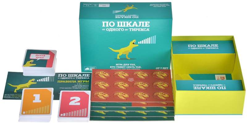 Board game - On a scale from one to T-Rex