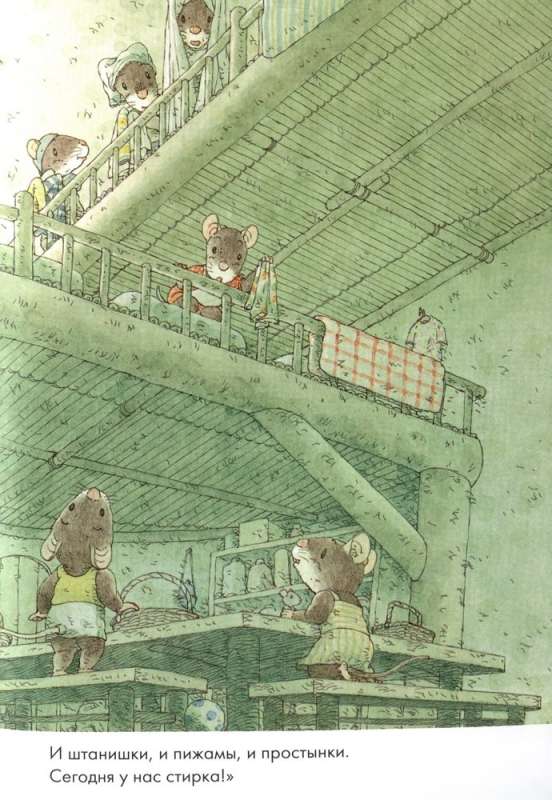 14 Forest Mice. Washing