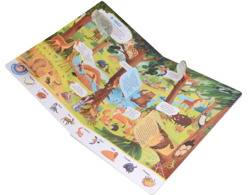 Wimmelbuch with Windows. Animals