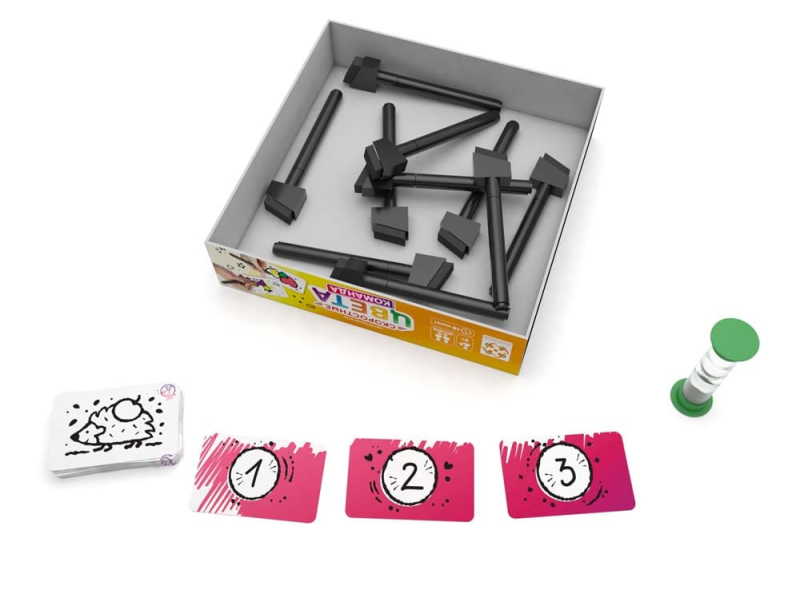 Board game - Speedy Colors. Team