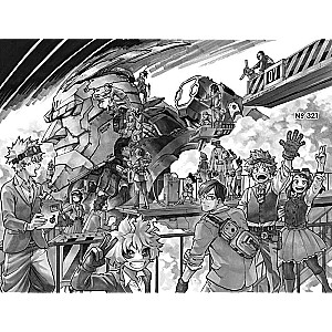 My Hero Academia 17. Books 33-34. The Power of 'One for All' from Class A. America: Manga