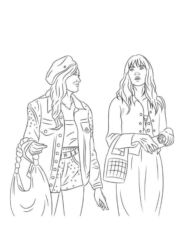 Once Upon a Time in Paris. Romantic Coloring Book
