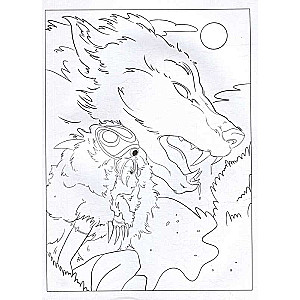 The Universes of Hayao Miyazaki. A Coloring Book Inspired by Beloved Anime
