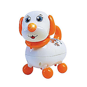 Talking puppy, white