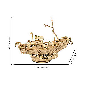 Wooden 3D Puzzle ROBOTIME - Fishing Ship