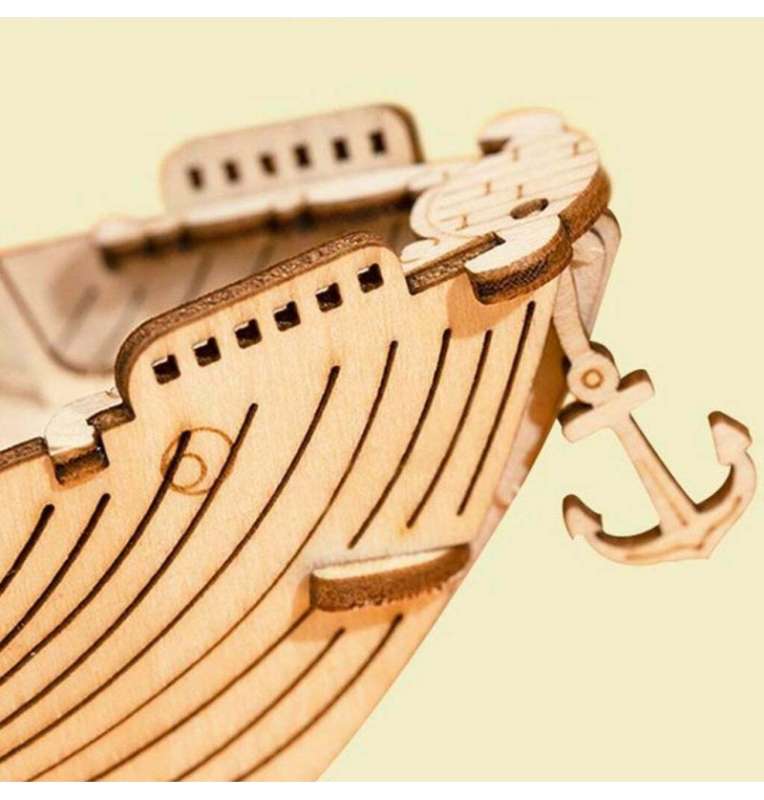 Wooden 3D Puzzle ROBOTIME - Fishing Ship