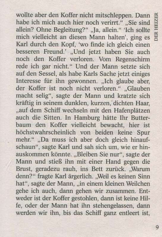 Franz Kafka. Amerika. America: a reading book in German