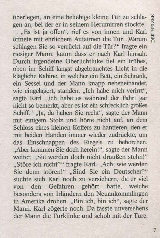 Franz Kafka. Amerika. America: a reading book in German