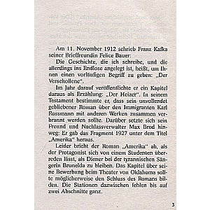 Franz Kafka. Amerika. America: a reading book in German