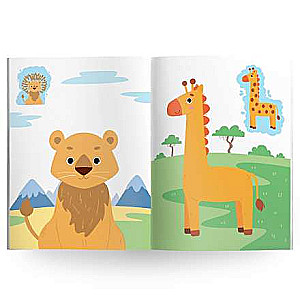 Gift for the baby 4in1. Let's draw and play together. Big gift series purple