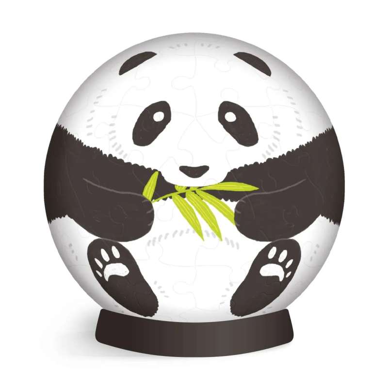 3D Puzzle Bank + 10 Lessons About Money. Panda. 60 Pieces