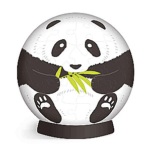 3D Puzzle Bank + 10 Lessons About Money. Panda. 60 Pieces