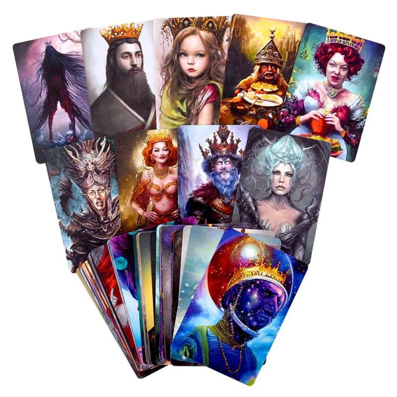 Metaphorical cards Kings and Queens