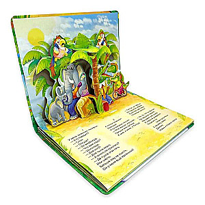 Phone. Panorama book with moving figures