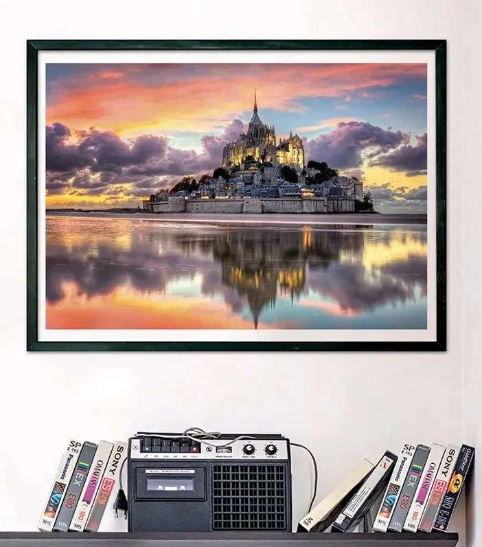 Puzzle 1000 Clementoni: The Magnificent Mont Saint-Michel